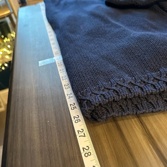 Vintage Cervelle Womens Navy Blue Cardigan Floral Embroidered  Size XL - Picture 8 of 8